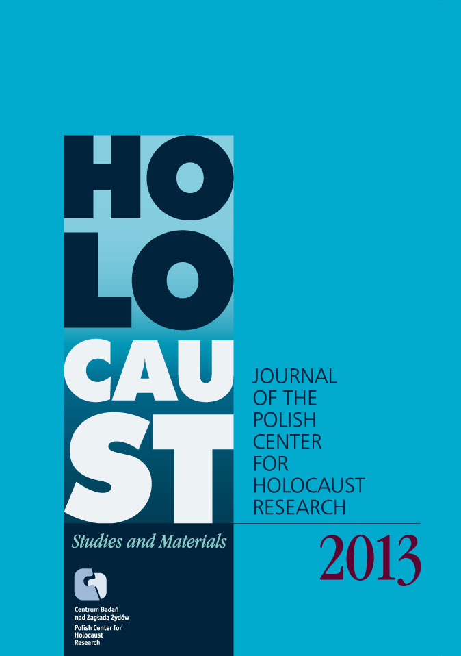                             Wyświetl Nr Holocaust Studies and Materials (2013)
                        